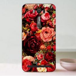Накладка для Asus Zenfone 2 Laser ZE500KG/ZE500KL "Троянди" (пластик)-0